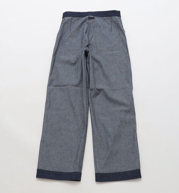 SHIPS「SHIPS STANDARD: デニム ワイド トラウザーズ」|デニム|