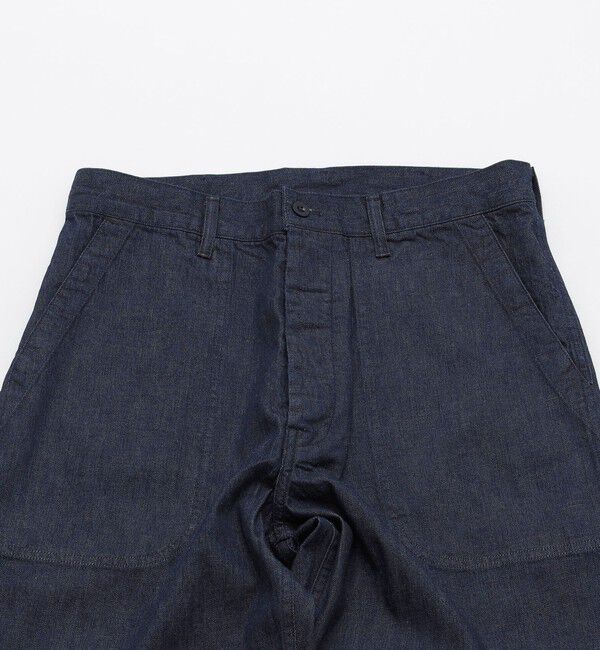 SHIPS「SHIPS STANDARD: デニム ワイド トラウザーズ」|デニム|