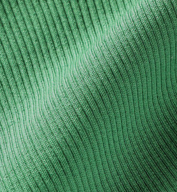 SHIPS for women「SHIPS Primary Navy Label:〈手洗い可能〉リブ クルーネック プルオーバー」|ニット・セーター|