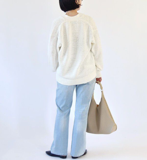 quaranciel「quaranciel:〈洗濯機可能〉セミフレア デニム パンツ」|デニム|