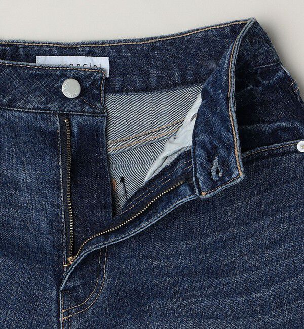 quaranciel「quaranciel:〈洗濯機可能〉セミフレア デニム パンツ」|デニム|