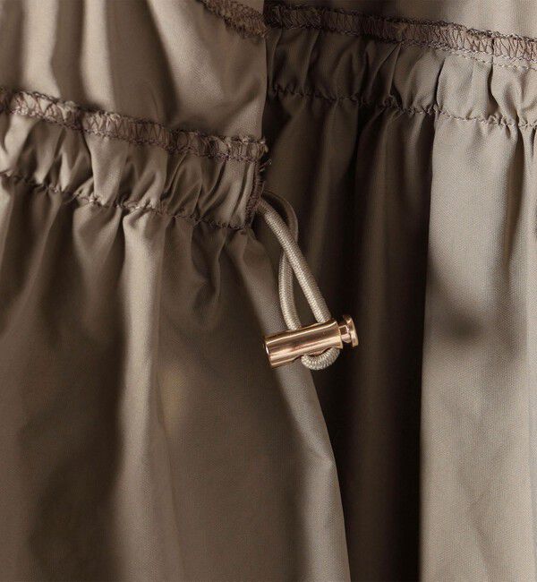 SHIPS for women「〈手洗い可能〉割繊 ナイロン スタンドカラー ギャザー ブルゾン◇」|ブルゾン・スタジャン|