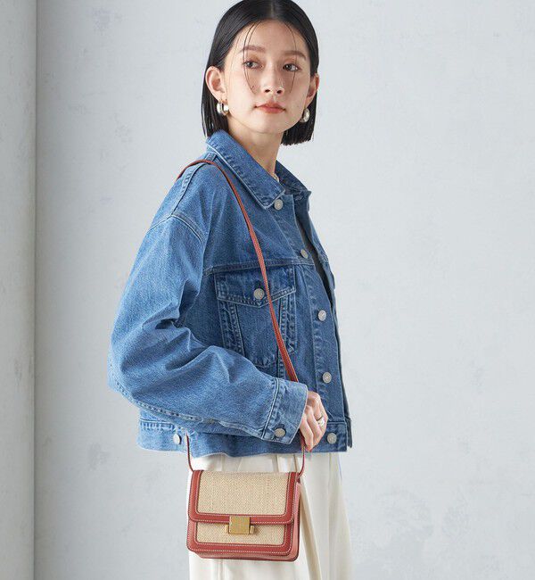 SHIPS for women「kabinett:BOX BAG MINI LINEN ◇」|ショルダー・メッセンジャー|