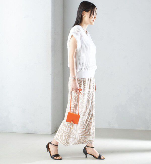 SHIPS for women「〈手洗い可能〉メッシュ 編み 前後 ２WAY ニット ベスト ◇」|ベスト・ジレ|