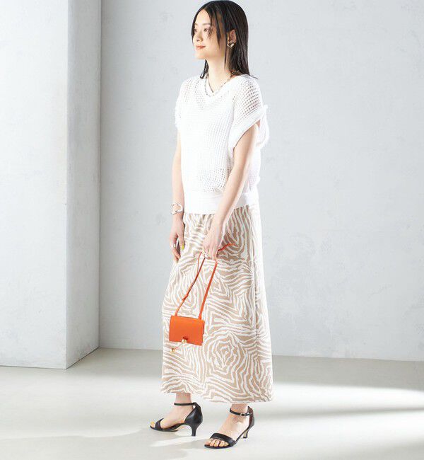 SHIPS for women「〈手洗い可能〉メッシュ 編み 前後 ２WAY ニット ベスト ◇」|ベスト・ジレ|