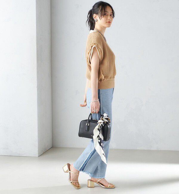 SHIPS for women「〈手洗い可能〉メッシュ 編み 前後 ２WAY ニット ベスト ◇」|ベスト・ジレ|