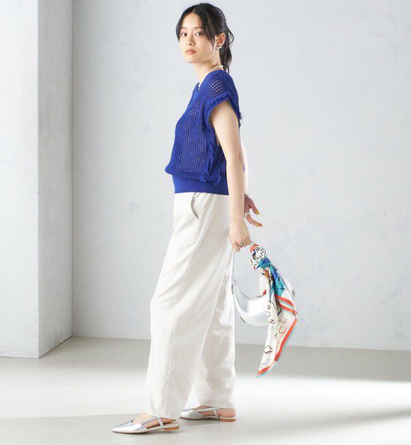 SHIPS for women「〈手洗い可能〉メッシュ 編み 前後 ２WAY ニット ベスト ◇」|ベスト・ジレ|