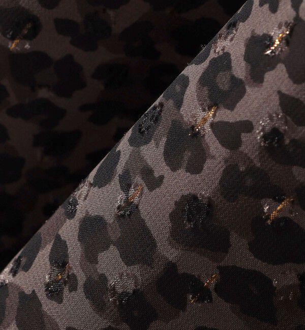 SHIPS for women「〈手洗い可能〉レオパード / 無地 ギャザー スカート」|スカート|