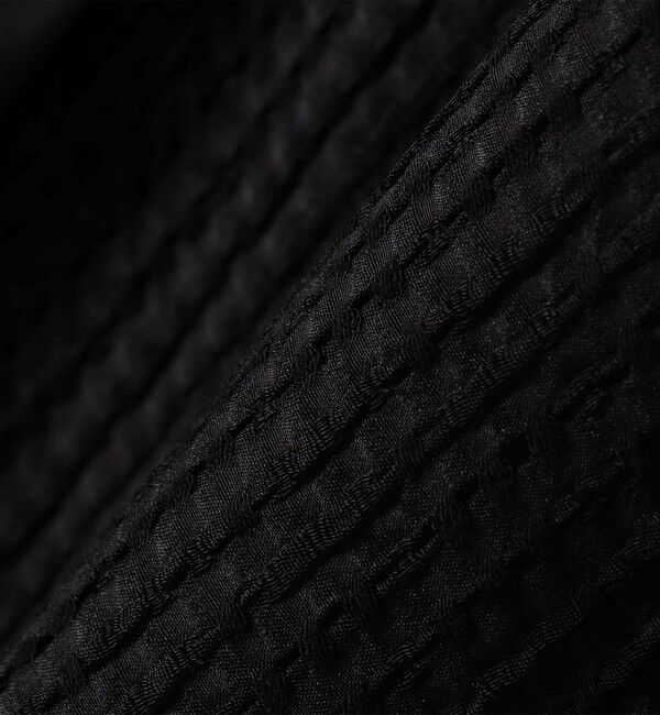 SHIPS for women「〈手洗い可能〉ジャカード バンドカラー ショート スリーブ ブラウス」|シャツ・ブラウス|