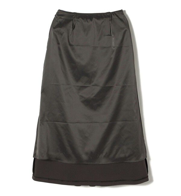 SHIPS for women「〈手洗い可能〉ニット ジョーゼット バック マーメイド スカート」|スカート|