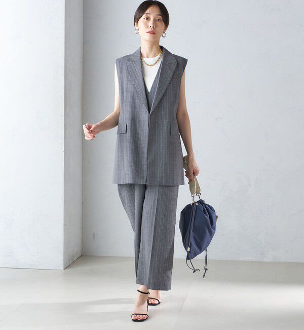 SHIPS for women「ウール混 ボックス テーラード ジレ」|ベスト・ジレ|