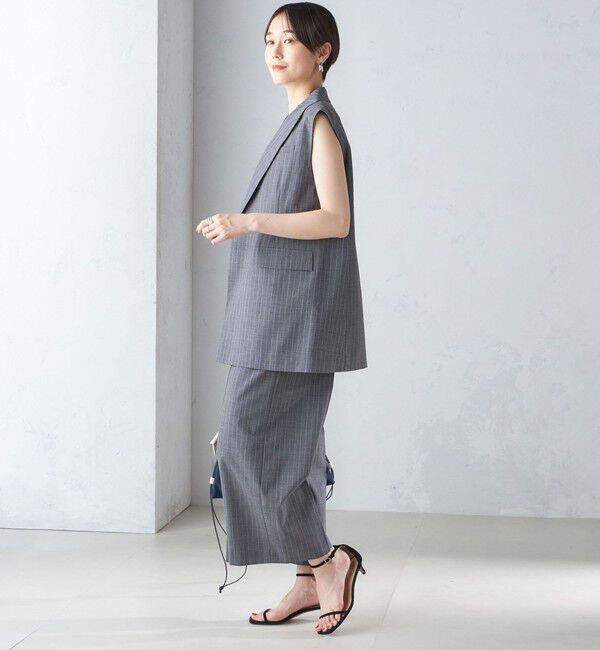 SHIPS for women「ウール混 ボックス テーラード ジレ」|ベスト・ジレ|