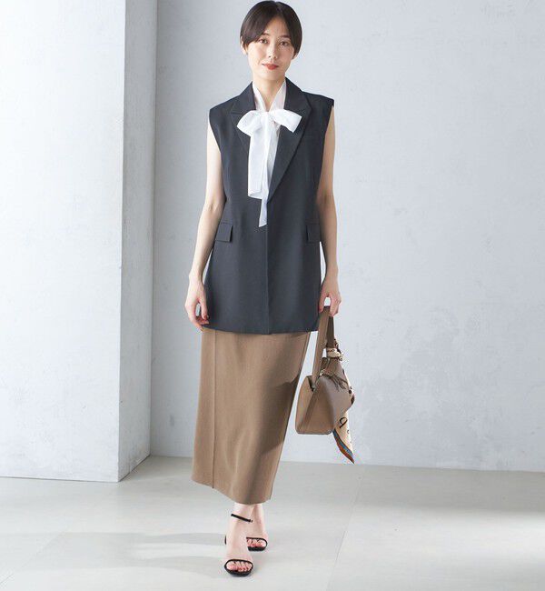 SHIPS for women「ウール混 ボックス テーラード ジレ」|ベスト・ジレ|