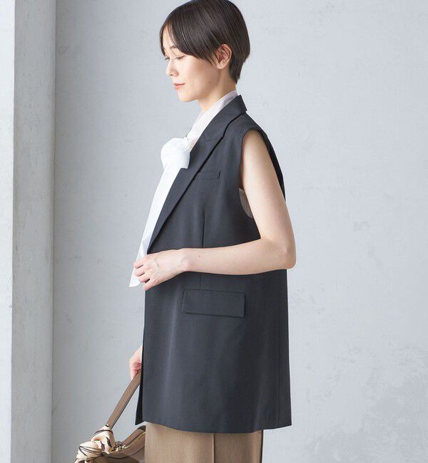 SHIPS for women「ウール混 ボックス テーラード ジレ」|ベスト・ジレ|