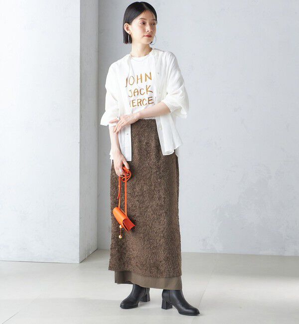 SHIPS for women「J.J.MERCER:〈洗濯機可能〉プリント TEE」|Tシャツ・カットソー|