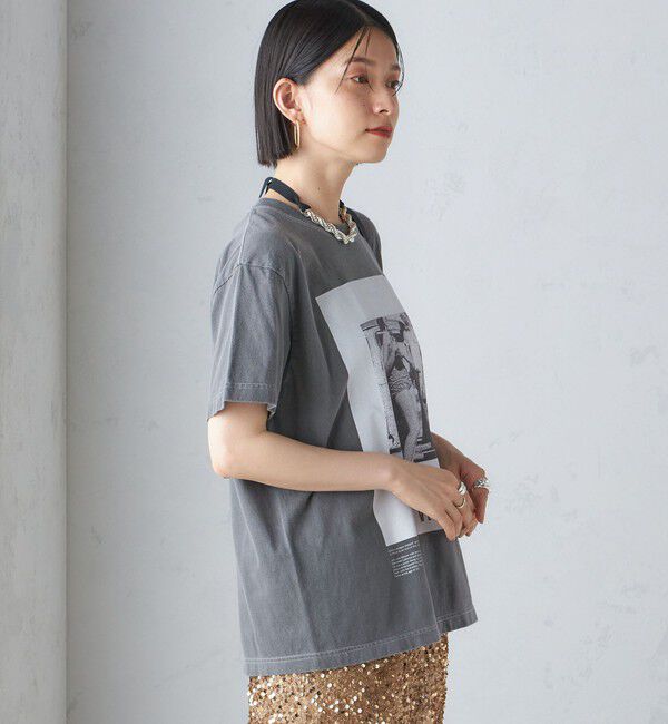 SHIPS for women「J.J.MERCER:〈洗濯機可能〉プリント TEE」|Tシャツ・カットソー|
