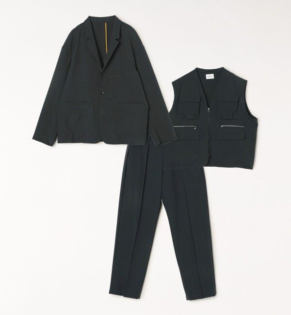 SHIPS any「SHIPS any: 〈洗濯機可能〉ストレッチ ナイロン マルチポケット ベスト (セットアップ対応)◇」|ベスト・ジレ|