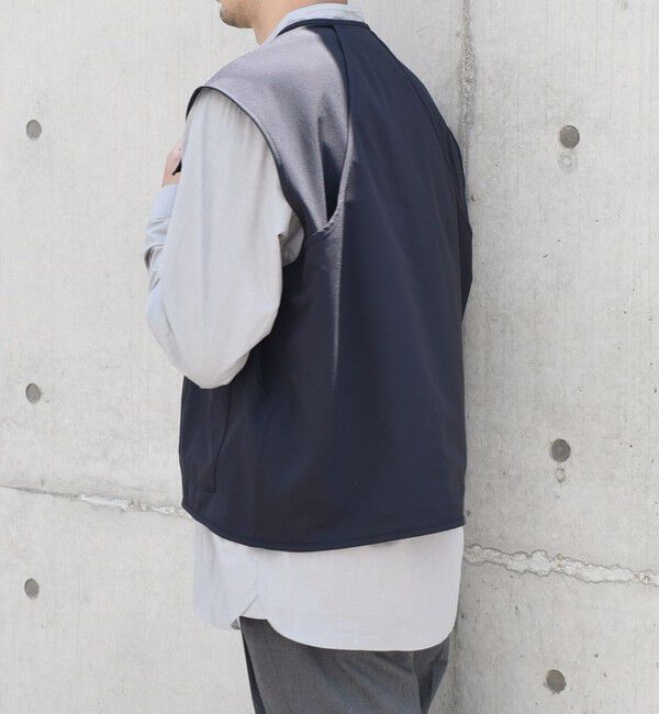 SHIPS any「SHIPS any: 〈洗濯機可能〉ストレッチ ナイロン マルチポケット ベスト (セットアップ対応)◇」|ベスト・ジレ|