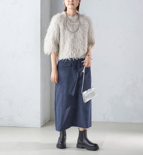 SHIPS for women「〈洗濯機可能〉コーデュロイ セミフレア スカート」|スカート|