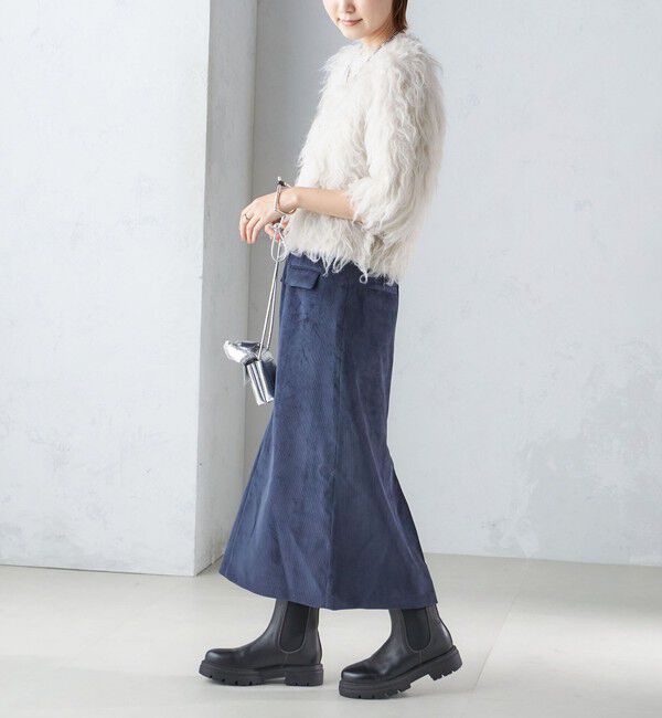 SHIPS for women「〈洗濯機可能〉コーデュロイ セミフレア スカート」|スカート|