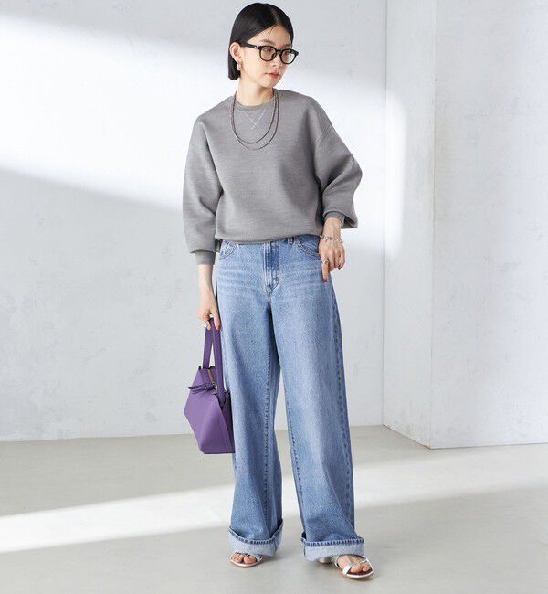 SHIPS for women「〈手洗い可能〉スムース ニット ガゼット プルオーバー」|ニット・セーター|