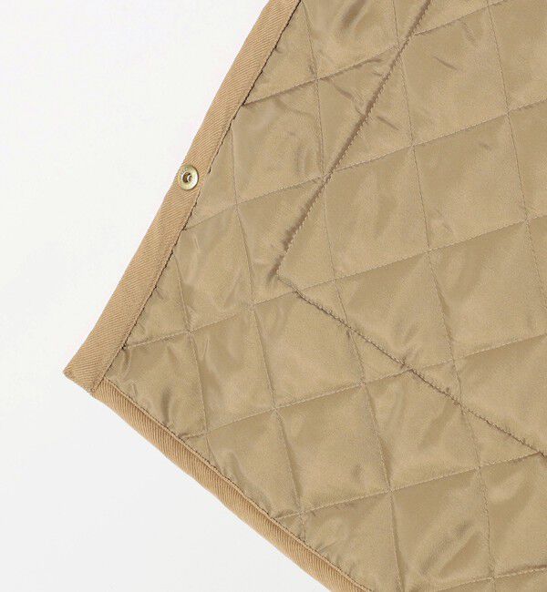 SHIPS any「Traditional Weatherwear: ARKLEY キルティング ミドル ノーカラー コート」|ノーカラーコート|