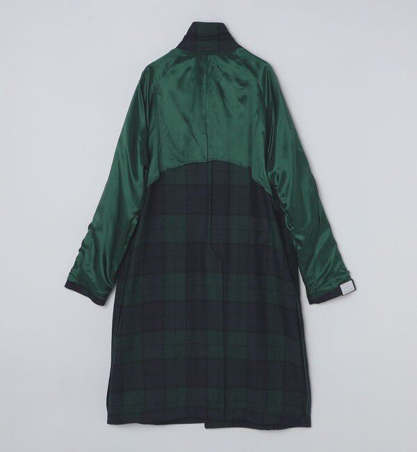 SHIPS「【 SHIPS別注】Errico Formicola: ブラックウォッチ ステンカラー コート」|ステンカラーコート|