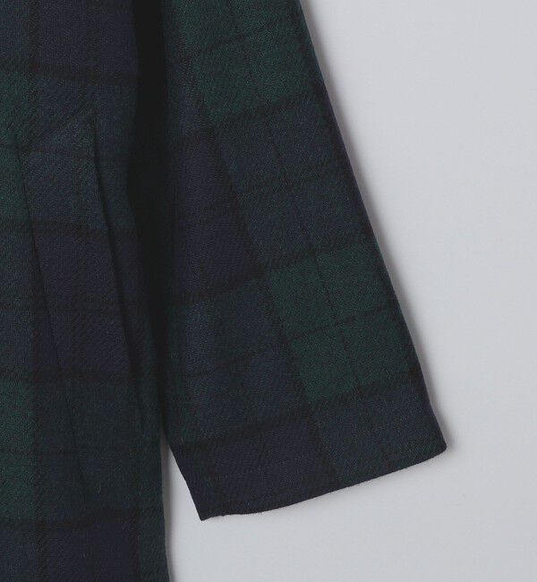 SHIPS「【 SHIPS別注】Errico Formicola: ブラックウォッチ ステンカラー コート」|ステンカラーコート|