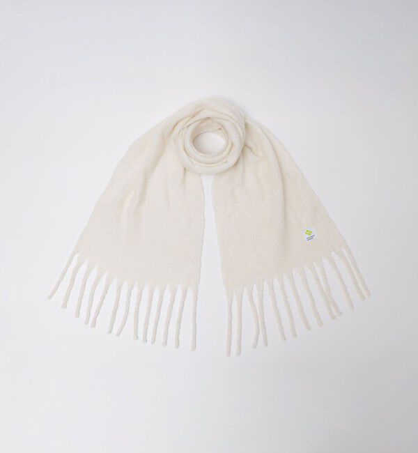 SHIPS「City Ambient Products: モヘアライク ボリューム ストール」|ストール|アイボリー