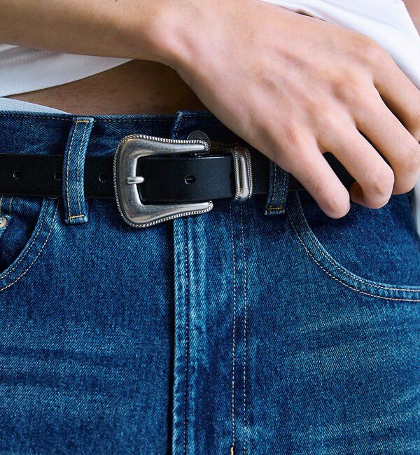 SHIPS「City Ambient Products: ワンサイズ ウエスタンベルト」|ベルト|