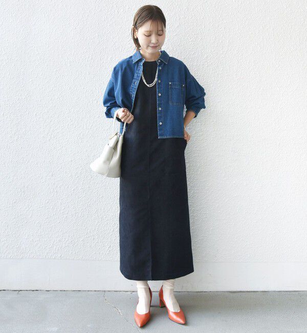 SHIPS for women「ポリエステルスエード 2WAY ワンピース」|ワンピース|