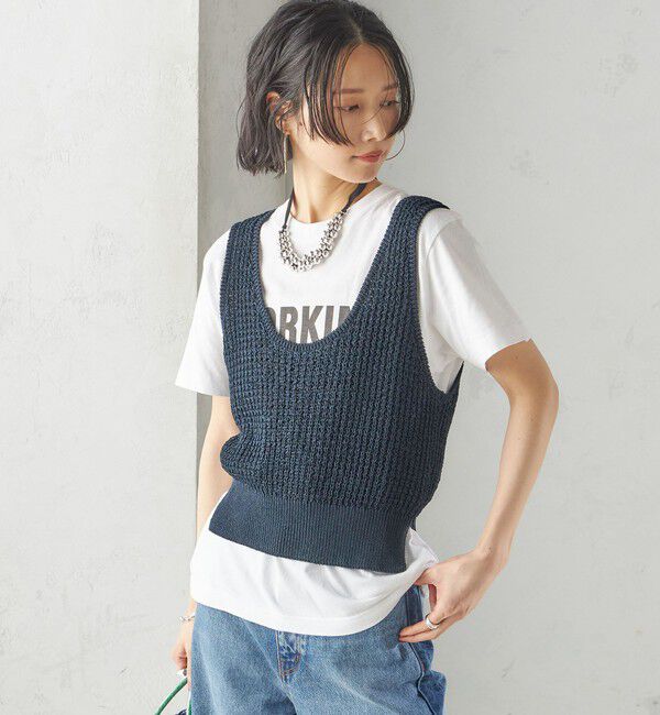 SHIPS for women「in mood:リボン ニット ボール ネックレス」|ネックレス|