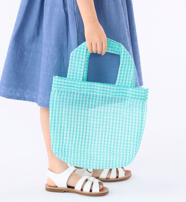 SHIPS KIDS「Diminutivo:メッシュ メルカード ギンガム トートバッグ」|トートバッグ|