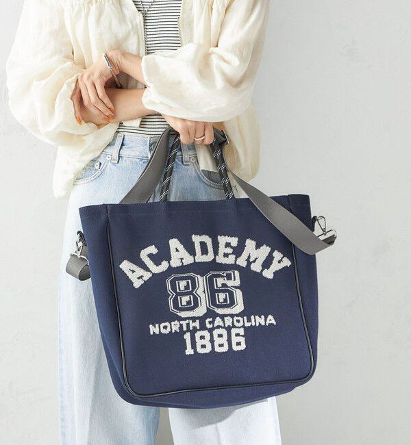 SHIPS for women「カレッジ レオパード ジャカード A4 バッグ」|ショルダー・メッセンジャー|