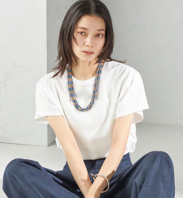 SHIPS for women「〈接触冷感〉ポンチ ドルマン TEE」|Tシャツ・カットソー|