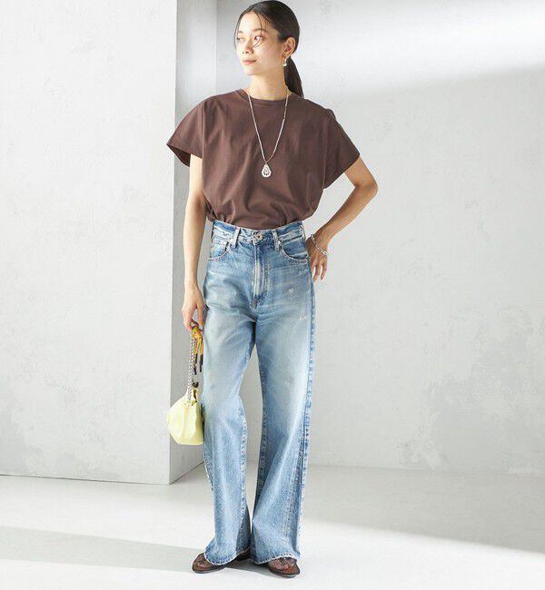 SHIPS for women「〈接触冷感〉ポンチ ドルマン TEE」|Tシャツ・カットソー|