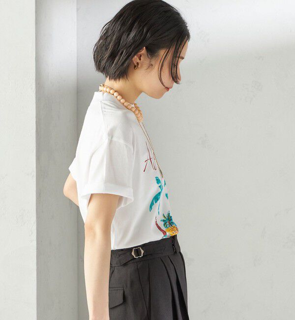 SHIPS for women「【SHIPS別注】TENNESSEE:イージー ショート スリーブ TEE」|Tシャツ・カットソー|