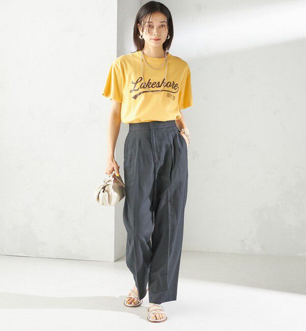 SHIPS for women「〈手洗い可能〉綿麻 ビエラ 2タック パンツ」|その他|