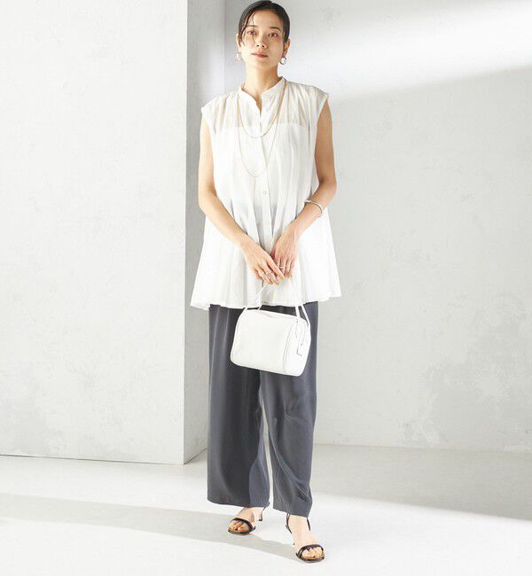 SHIPS for women「〈手洗い可能〉ボリューム フレア フレンチスリーブ ブラウス」|シャツ・ブラウス|