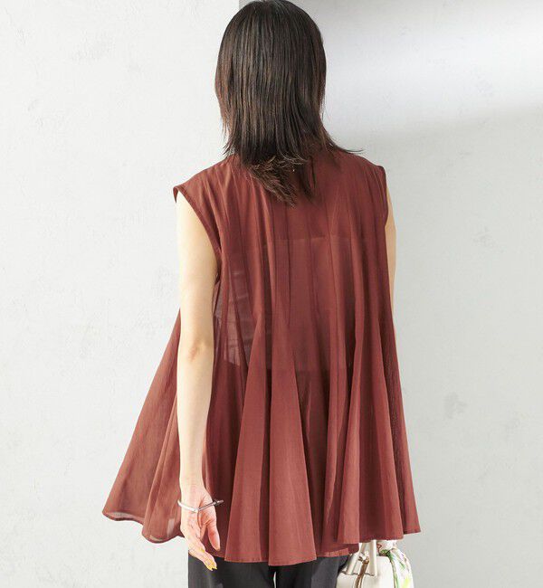 SHIPS for women「〈手洗い可能〉ボリューム フレア フレンチスリーブ ブラウス」|シャツ・ブラウス|