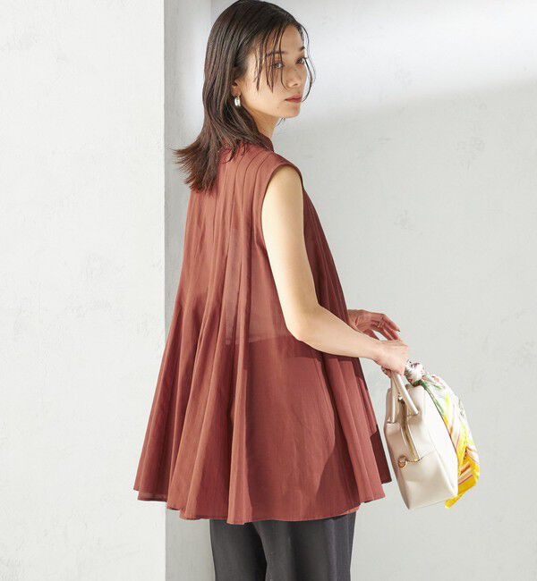 SHIPS for women「〈手洗い可能〉ボリューム フレア フレンチスリーブ ブラウス」|シャツ・ブラウス|