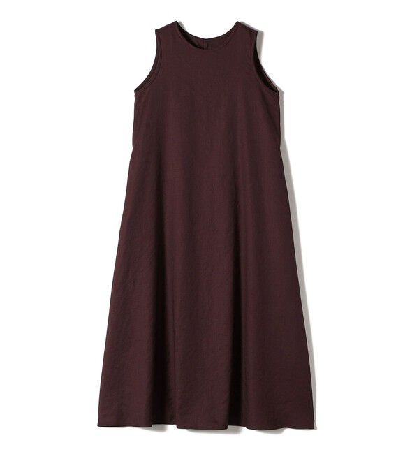 SHIPS for women「〈手洗い可能〉ツイル ノースリーブ ベルト付き ワンピース」|ワンピース|