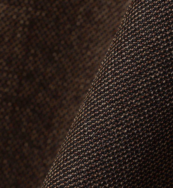 SHIPS for women「〈手洗い可能〉TUMUGITO(R) シャーク ツイード カラーレス ジャケット」|ノーカラージャケット|