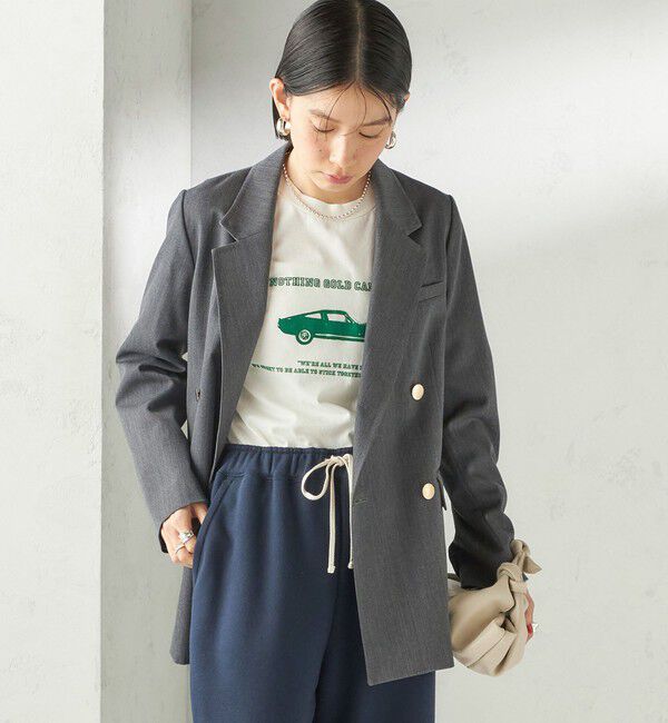 SHIPS for women「ウール ギャバジン ダブル ブレスト ジャケット」|テーラードジャケット|