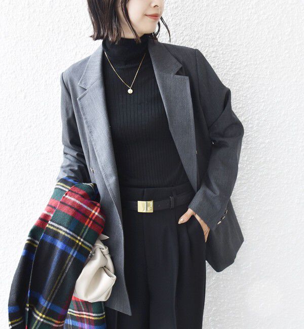SHIPS for women「ウール ギャバジン ダブル ブレスト ジャケット」|テーラードジャケット|