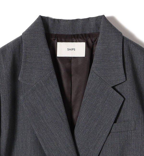 SHIPS for women「ウール ギャバジン ダブル ブレスト ジャケット」|テーラードジャケット|