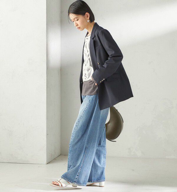 SHIPS for women「ウール ギャバジン ダブル ブレスト ジャケット」|テーラードジャケット|