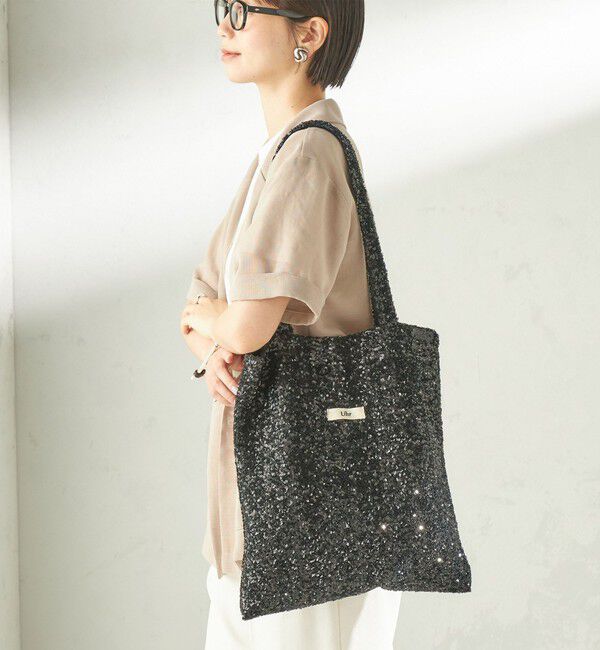 SHIPS for women「【一部SHIPS別注】Uhr: スパンコール トート バッグ」|トートバッグ|
