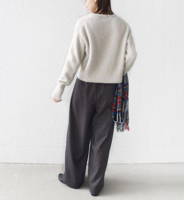 SHIPS for women「〈洗濯機可能〉ウールライク ポケット デザイン ワイド パンツ」|その他|