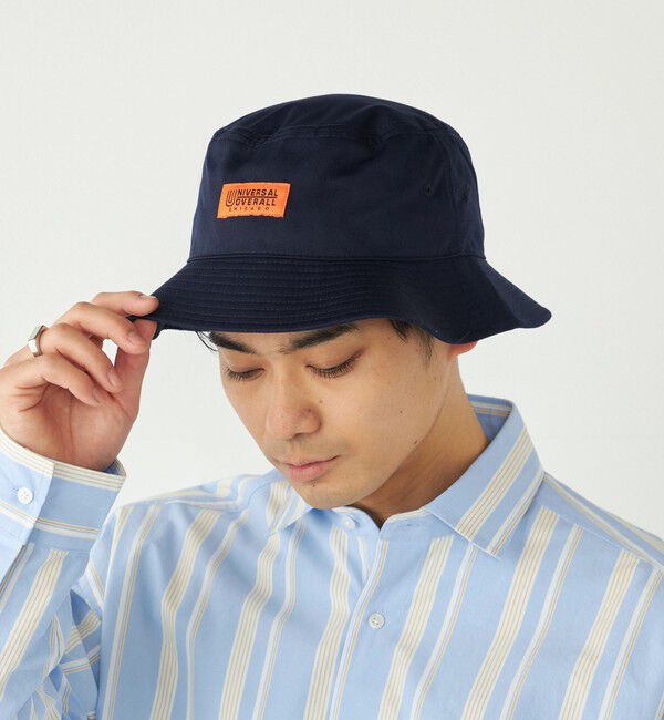 SHIPS Colors 「UNIVERSAL OVERALL:T/C ツイル バケットハット」|ハット|ネイビー